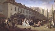 Louis Leopold  Boilly THe Arrival of a Coach (mk05) oil painting on canvas